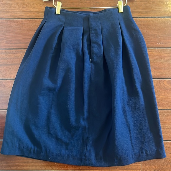 Black Halo Navy Skirt - Picture 4 of 7